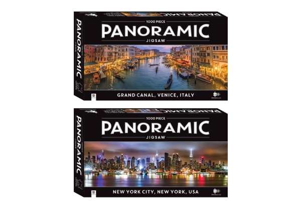 Set of Two Panoramic Jigsaws with Free Delivery