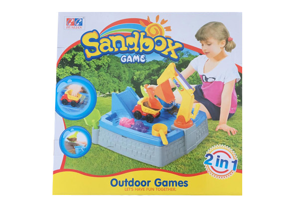 Sand Box Set with Excavator