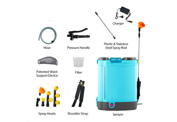 Rechargeable 16L 12V Electric Backpack Sprayer