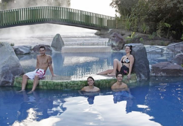 One-Night Taupo Soak & Stay Getaway incl. Buffet Breakfast at Wairakei Resort & Entry to the Tranquil Wairakei Terraces Thermal Pools for One - Option for Two People