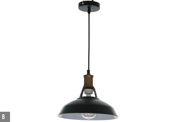 Pendent Lamp Range - Three Options Available