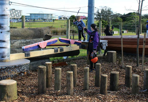 $7 for a Pre-Schooler to Climb on the Rocketeer Course (value $12)