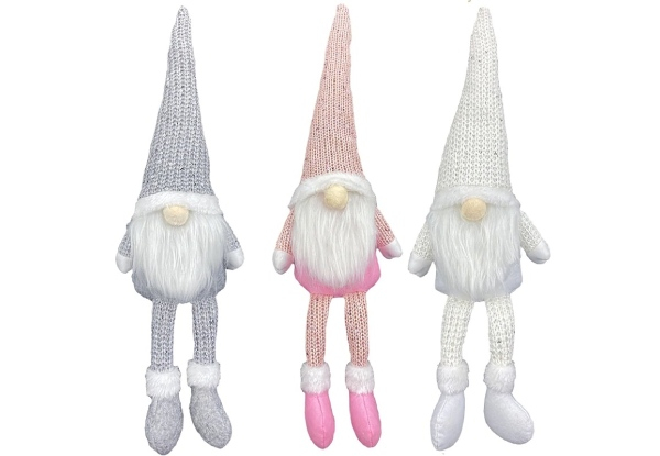 Christmas Gnome Long-Legged Faceless Doll - Three Colours Available