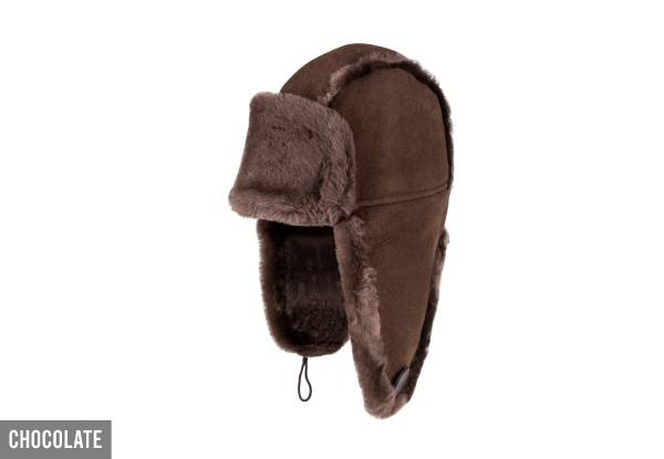 Ugg Button Aviator Hat - Available in Two Colours & Two Sizes
