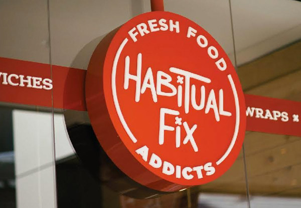 Wrap, Sandwich, Salad or Hot Noodle Salad - Grand Opening at Habitual Fix Christchurch