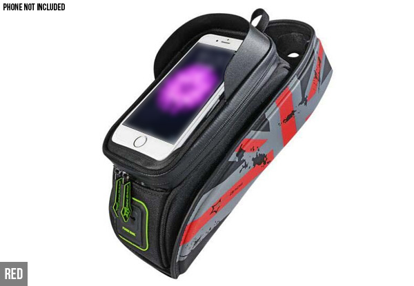 Rain Resistant Touch Screen Cycling Bag with Free Delivery