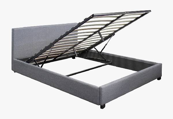 Bass Storage Double Grey Bed Frame