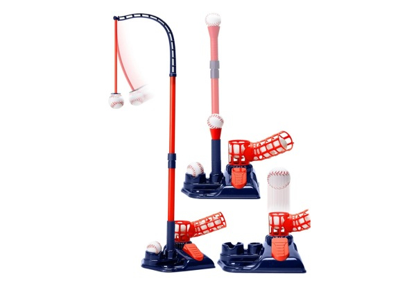 Three-in-One Outdoor Kids Tee Ball Set - Two Colours Available