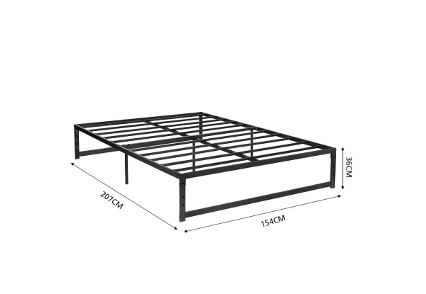 Black Queen Bed Frame - Two Styles Available