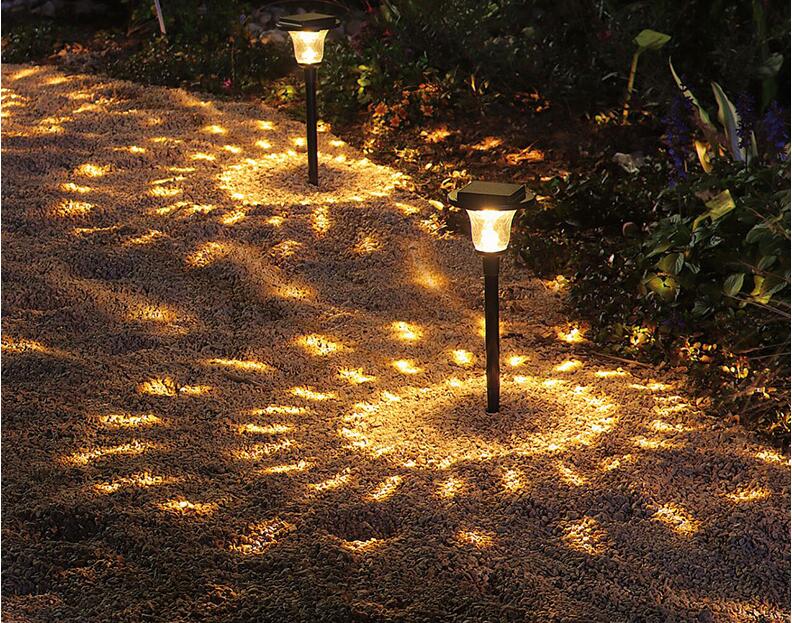 Two-Pack Light & Shadow Solar Lawn Light