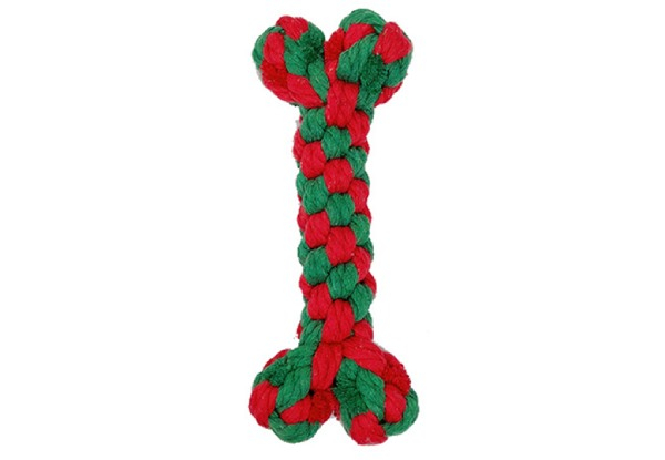 Christmas Themed Dog Rope Toy Range - Five Options Available & Option for Five-Pack