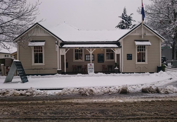 $36 for Hanmer Springs Lunch or Dinner for Two People or $70 for Four (value up to $144)
