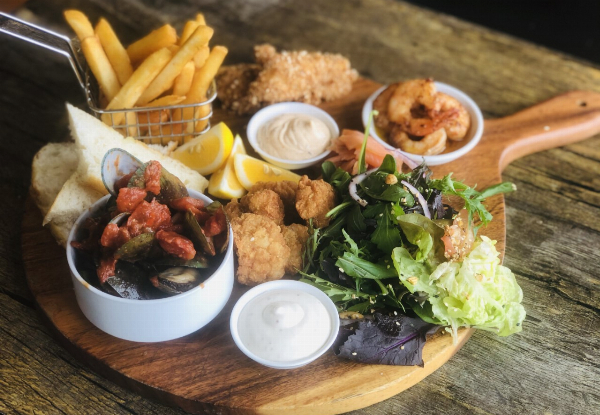 Akaroa Hilltop Tavern Seafood Platter for Two