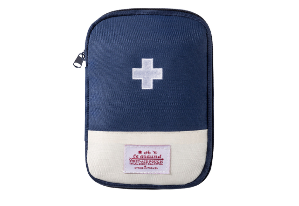 Mini Portable Empty First Aid Pouch - Available in Four Colours, Two Sizes & Option for Two-Pack