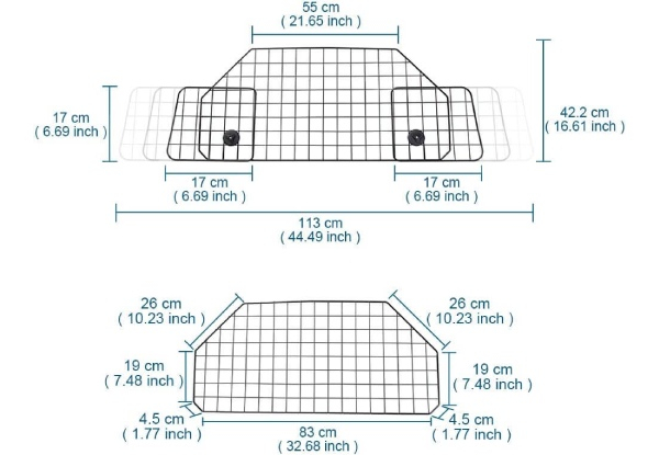 Car Pet Barrier Fence