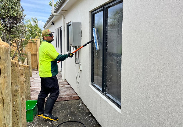 Single-Storey House Maintenance - Options for Internal & External Window Clean, Gutter Clean, or Full House Wash Maintenance Package for up to Five-Bedroom Homes
