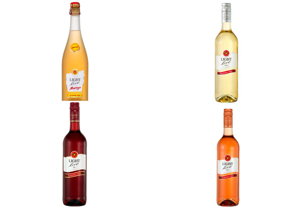 Six-Pack of Lite Life Wine Alcohol-Free 750ml - Four Flavours Available
