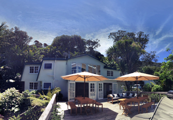 Two-Night Escape to Great Barrier Island for Two People incl.  Late Checkout, Complementary Kayaks, Surfboards & Boogie Boards - Options for Three or Four Nights