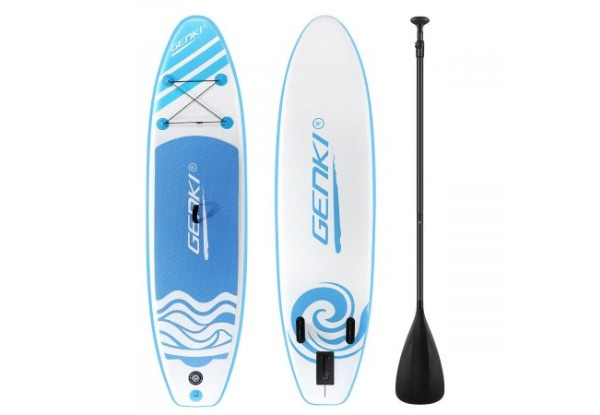 Two-in-One SUP Inflatable Stand Up Paddleboard - Option for Paddleboard with Hand Pump, Backpack & Repair Kit