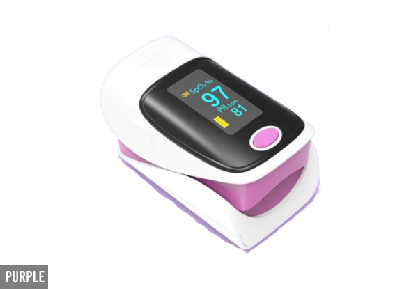 Blood Pressure Monitor with Pulse Oximeter - Available in Five Colours