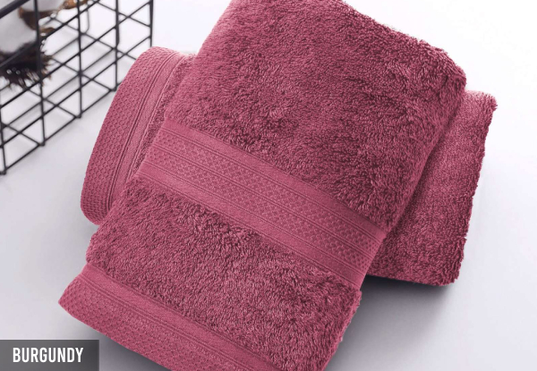 Two-Piece Organic Bath Towel Set - Nine Colours Available