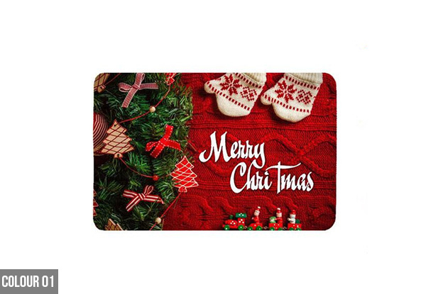Creative 3D Printing Christmas Mat - Two Sizes & Four Colours Available
