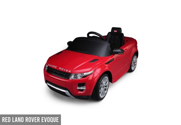 Bentley GTC or Land Rover Evoque Kids Ride On Car - Four Options Available
