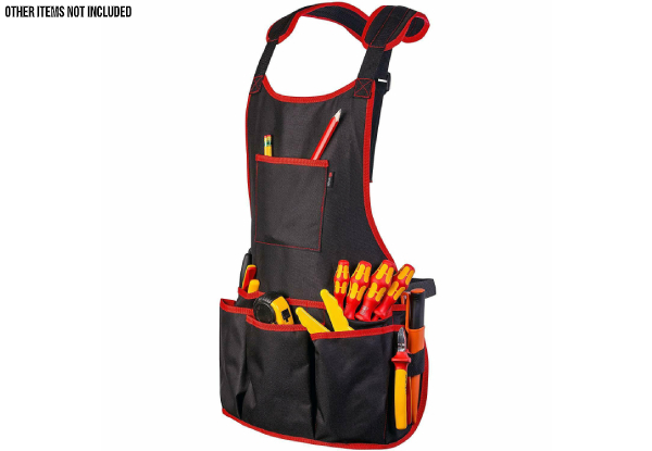 Professional Canvas Work Apron incl. 16 Tool Pockets with Free Delivery