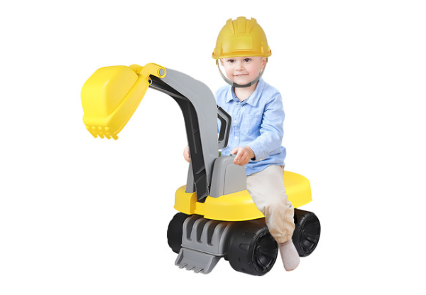 Kids Ride-On Excavator Digger Toy