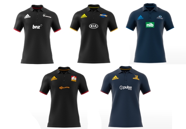 Official Super Rugby Polo Shirt Range - Five Styles & Seven Sizes Available