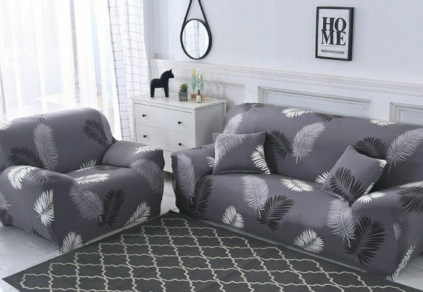 Non-Slip Flexible Spandex Sofa Stretchable Protector - Available in Two Colours & Option for Three-Seater