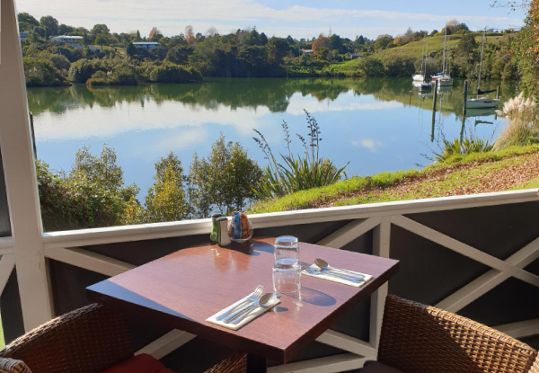 Any Two Main Courses for Two People by the River in Kerikeri - Option for Four People Available