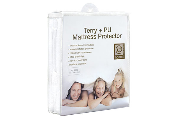 Terry & PU Mattress Protector  - Two Sizes Available
