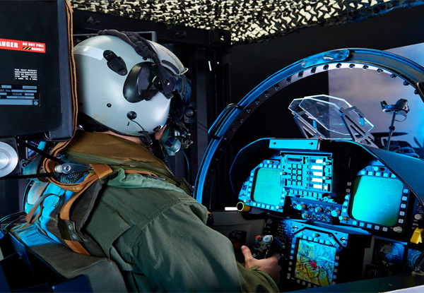 60-Minute Full Motion F-18 Simulator Flight for One Person - Option for 30-Minute Available