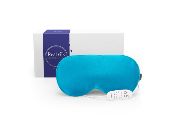 USB Charging Silk Heated Eye Mask - Five Colours & Option for Two