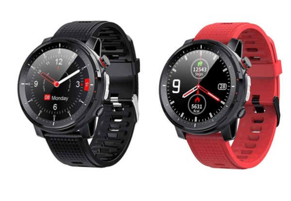 Sports Smartwatch with Heart Rate Monitor - Two Colours Available