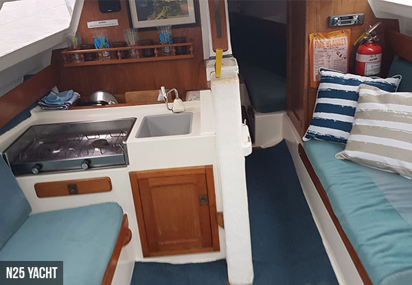 Per-Person Twin-Share Six-Day Learn to Sail & Sail Yourself Live Aboard Holiday for Two People in the Bay of Islands incl. Instructor - Options for a D20 or N25 Yacht