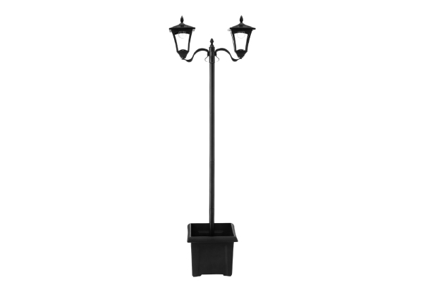 186cm Solar LED Outdoor Light Post with Planter