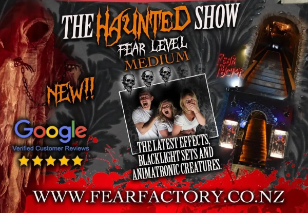 Haunted Show at Fear Factory Queenstown from $35.76 for Youth or $38.92 for Adults