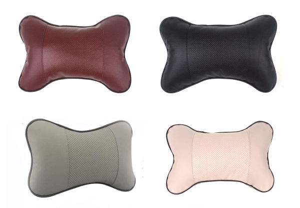 Car Cushion Headrest - Four Colours Available & Options for up to Three