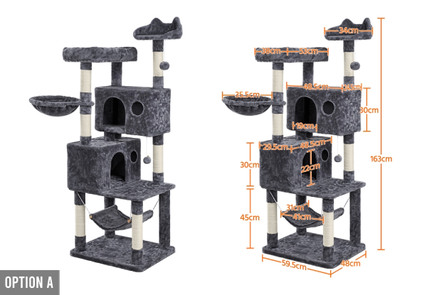 Cat Tree Range - Nine Options Available