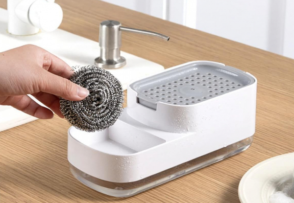 Kitchen Sink Organiser with Soap Dispenser