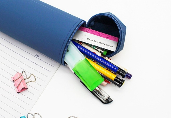 Silicone Pencil Case - Six Colours Available