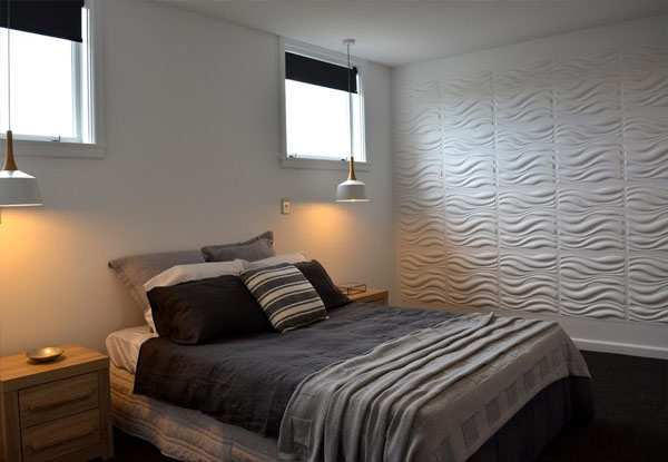 $79 for a 12-Pack of 3D WallArt Panels - Waves Design