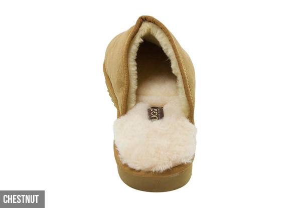 Auzland Men’s 'Andy' Classic Australian Sheepskin UGG Scuffs - Two Colours Available