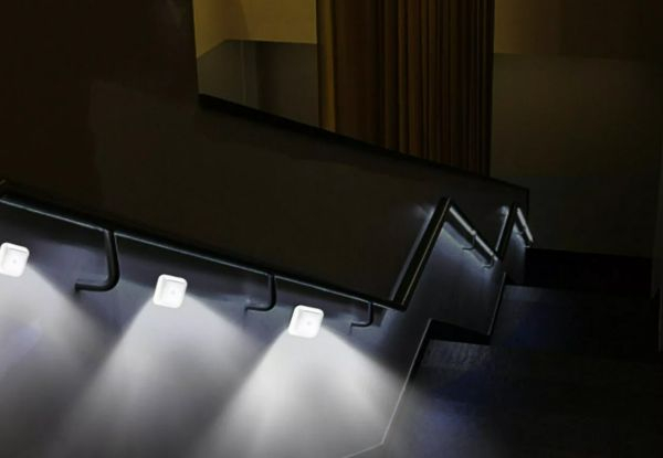 Two-Pack LED Motion Sensor Night Lights - Available in Two Colours & Option for Four-Pack