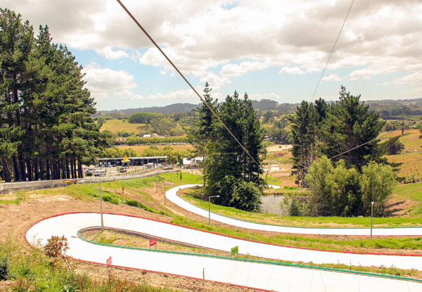 Entry to Silverdale Adventure Park - Option for Cosmic Playzone, Space Explorer Pass, Screaming Asteroid Pass or Downhill Luge