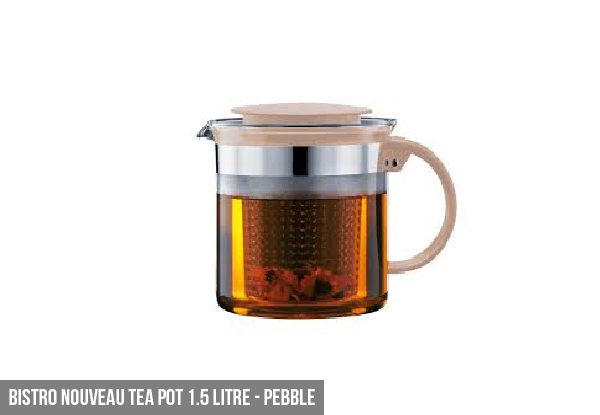Bodum Stainless Steel Travel Mug or Tea Pot - Four Colours Available