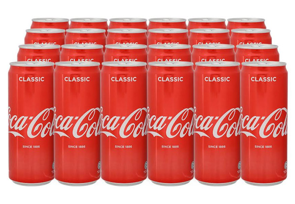 24 Cans of Coca-Cola Classic 320ml