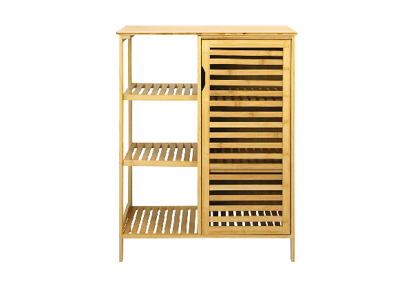 Levede Freestanding Bamboo Cupboard Storage - Two Options Available